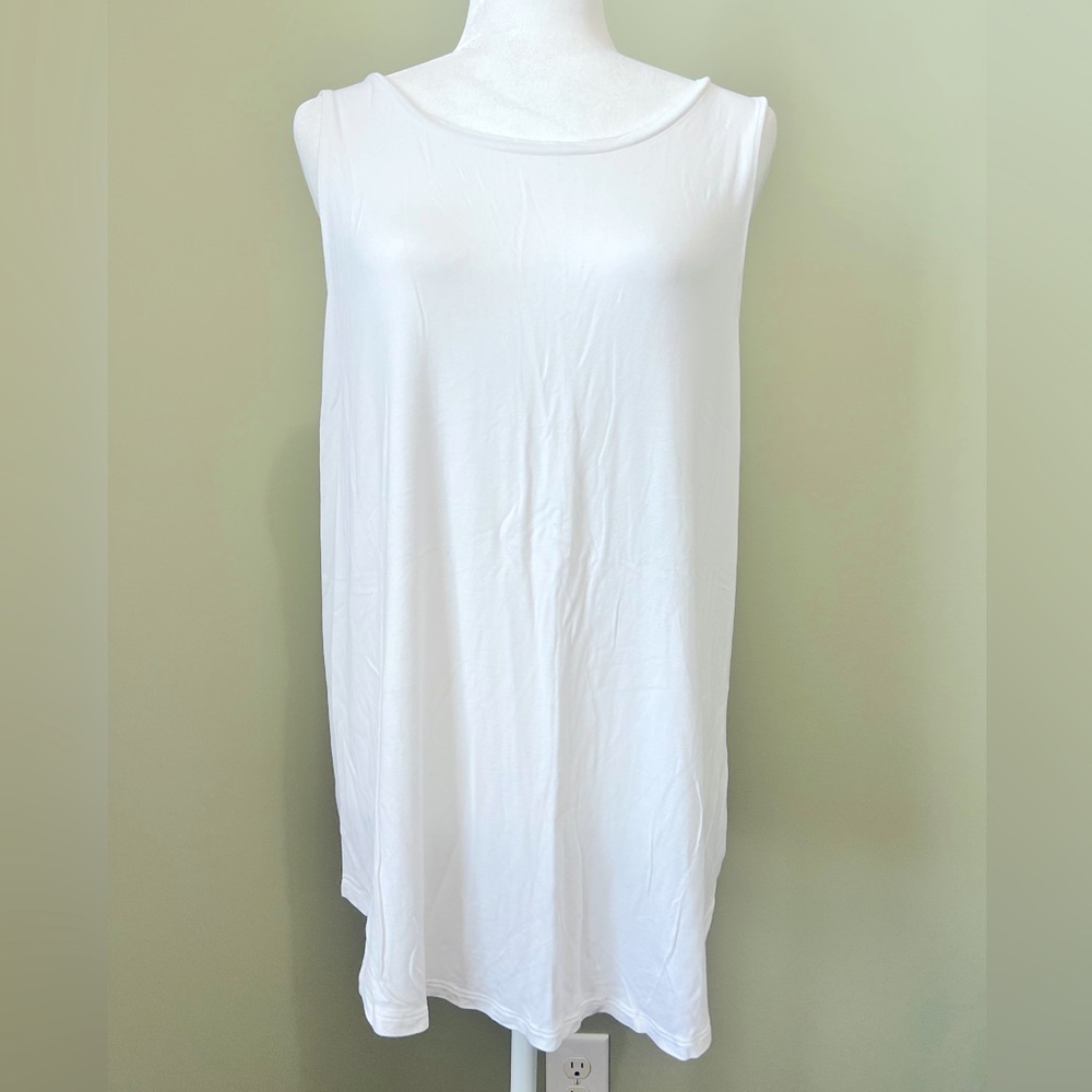 Old Navy luxe white sleeveless tunic size XL